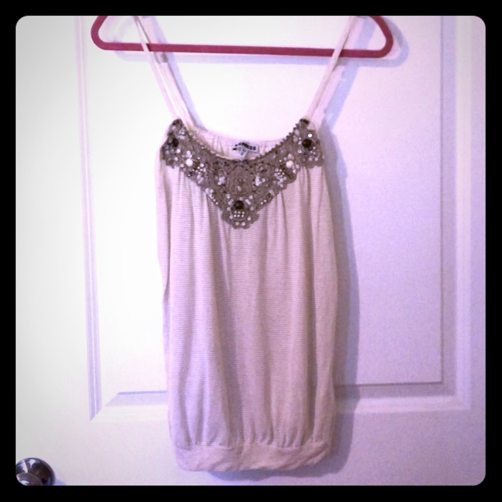 NWOT Express Embellished Blouson Cami
